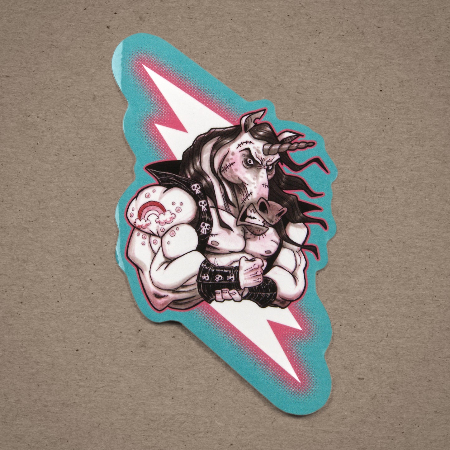 Buff Unicorn - Sticker