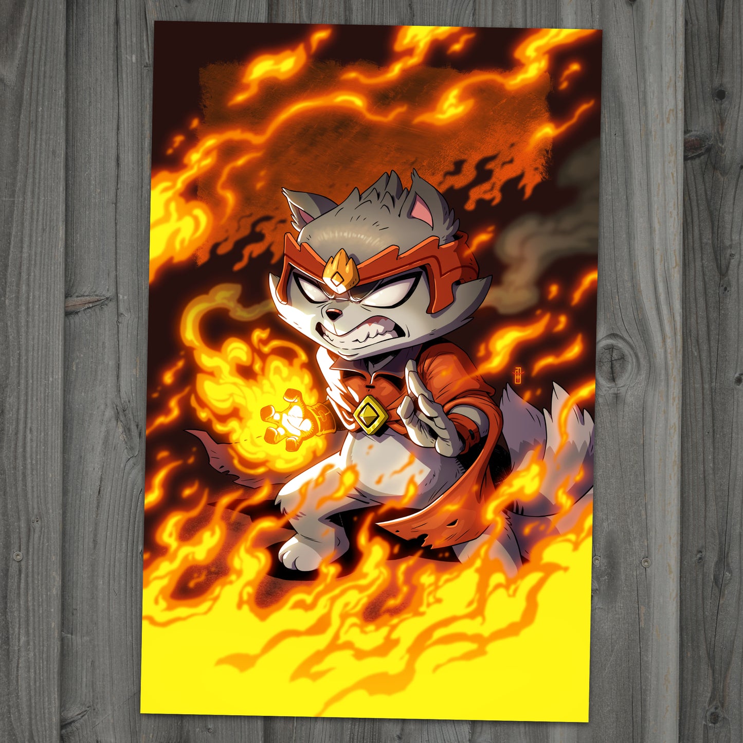 Fire Sage - 11×17 Print