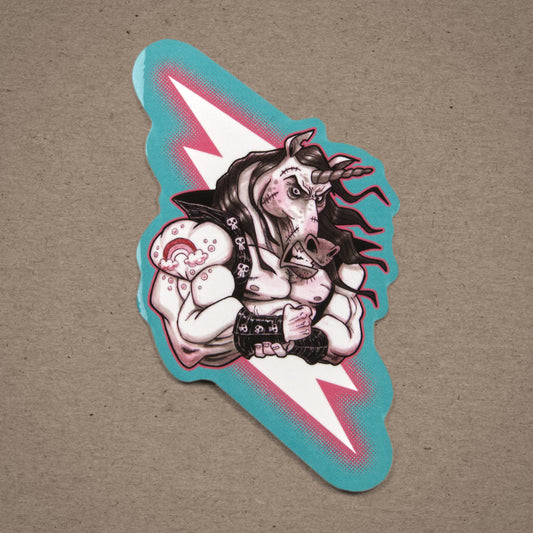 Buff Unicorn - Sticker