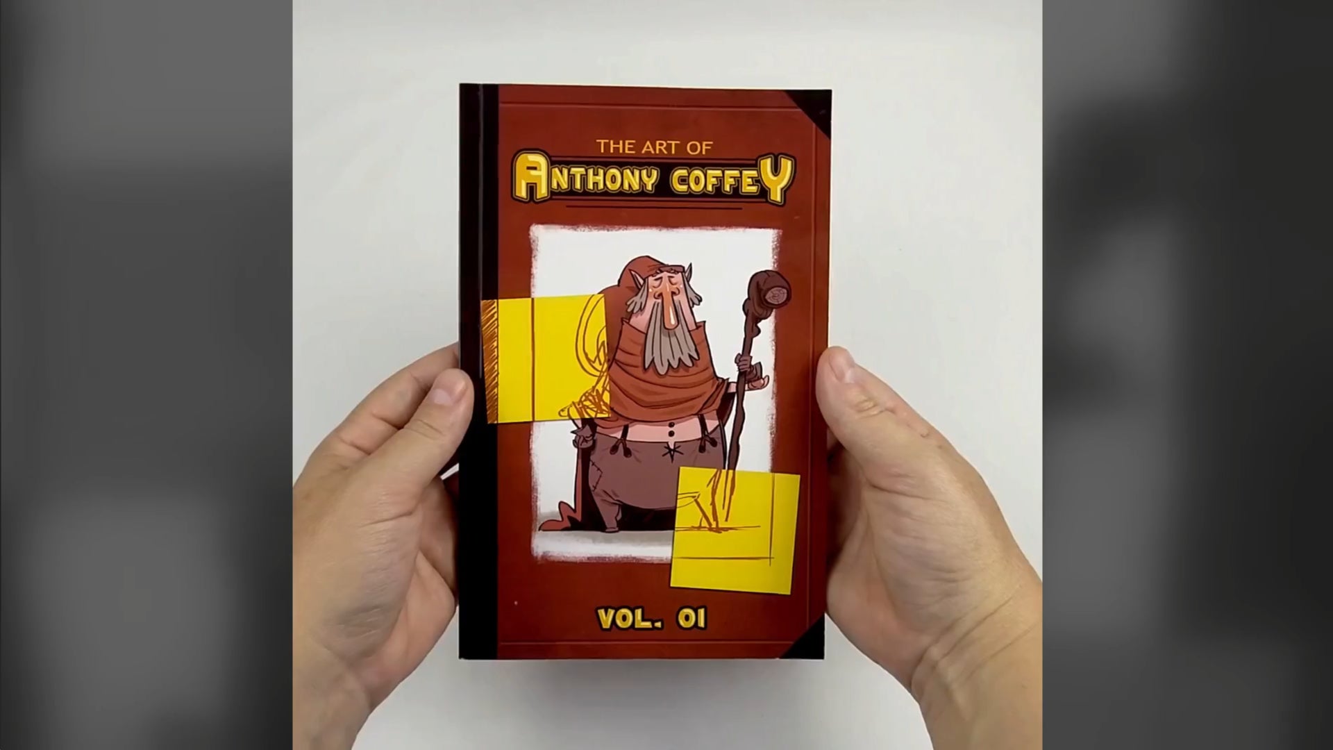 Load video: flip-through of the art of anthony coffey artbook