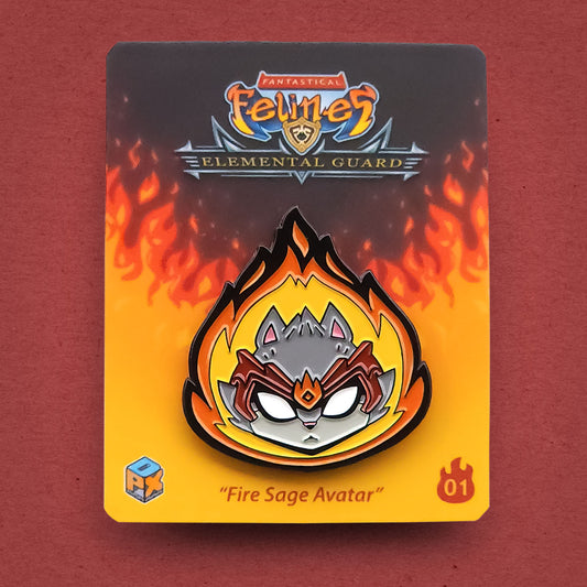 Fire Sage Avatar - Enamel Pin